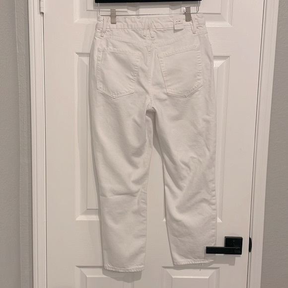🆕 Good American white distressed denim jeans size 4/27 L4 - Picture 7 of 11